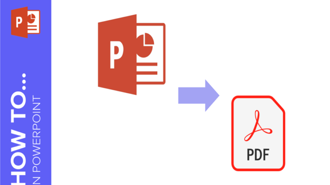 PPT into PDF